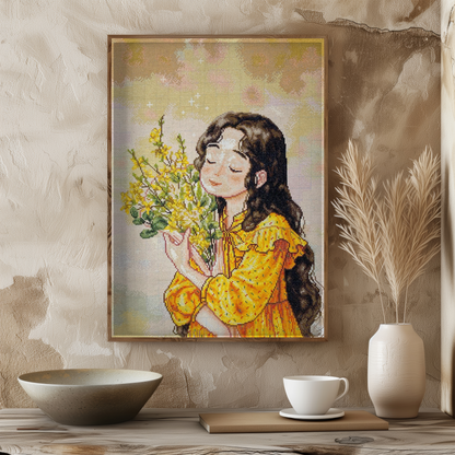 Handmade Cross Stitch Art | Unique Wall Decor | Customizable Embroidery Designs | Perfect Gift for Home and Office | Craftsmanship & Quality