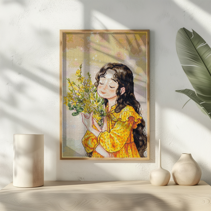 Handmade Cross Stitch Art | Unique Wall Decor | Customizable Embroidery Designs | Perfect Gift for Home and Office | Craftsmanship & Quality